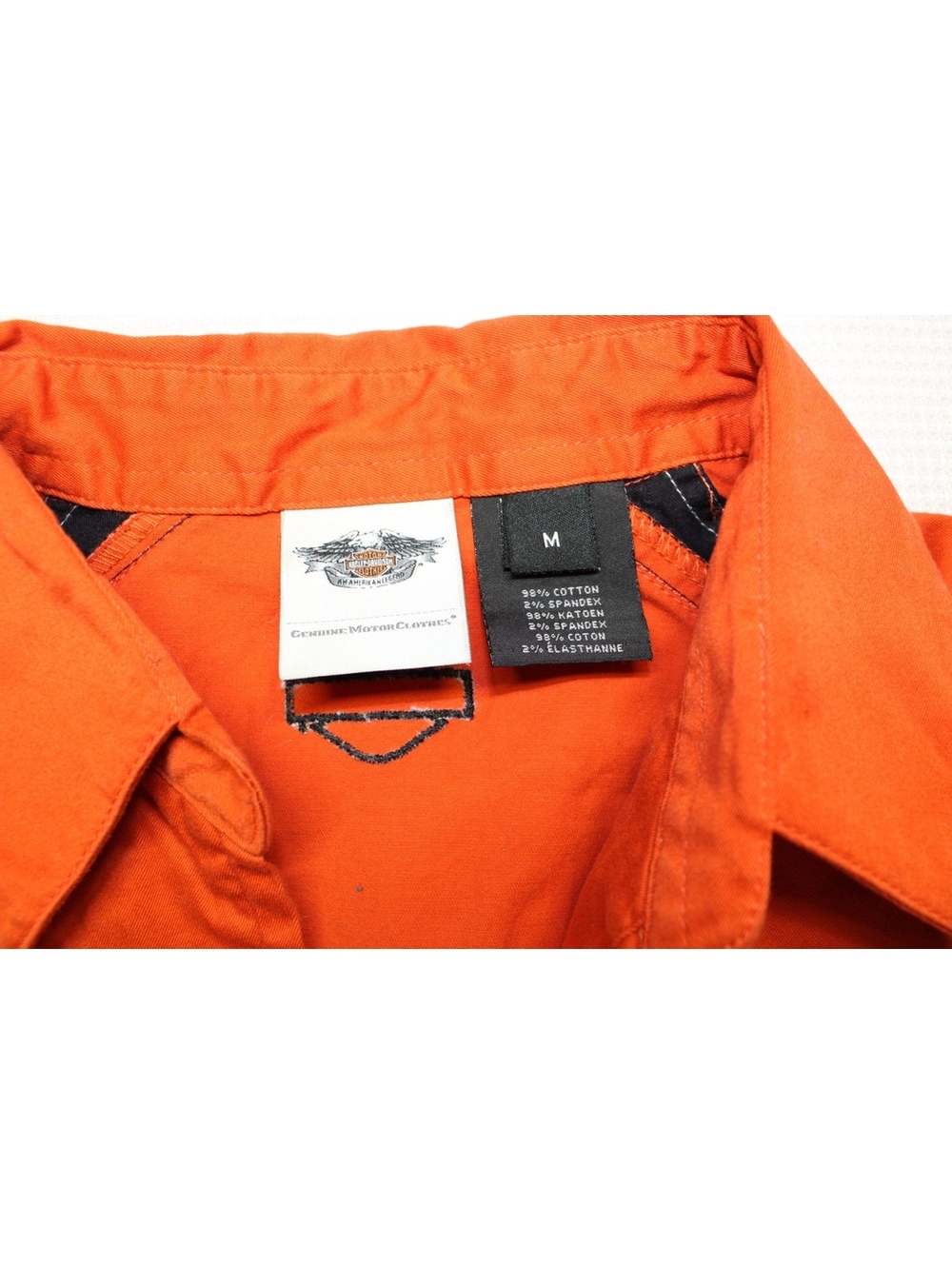Harley Davidson Women’s Zip Up Short Sleeve Size Medium - Picture 3 of 5